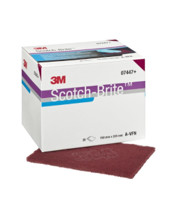 3M Scotch-Brite™ krpa za ruke 7447+, 158 mm x 224 mm, S UFN, crvena