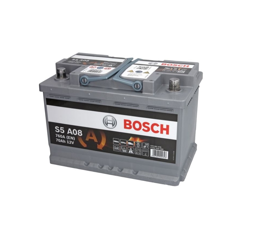 Akumulator 70Ah/760A AGM (D+ Standardni polovi) BOSCH – MD-Auto