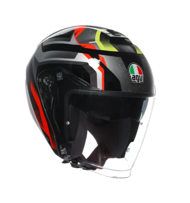 Otvorena kaciga AGV IRIDES SV Zurigo Black Red Yellow
