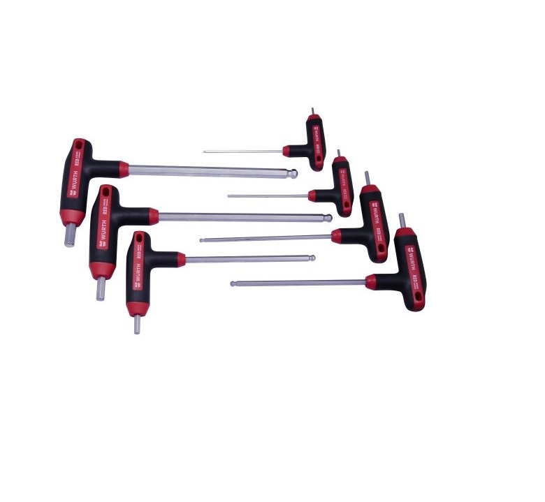 SET T-ODVIJAČA INBUS KUGL VK2,5-10 7KOM REDSTRIPE