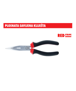 KLIJEŠTA PLOSNATA POL-OKR-SAVINUT 160 MM REDSTRIPE