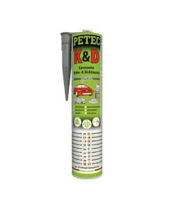 Petec K&D Karosserie Klebe&Dichtmasse siva 310ml