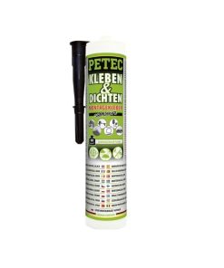Petec Kleben&Dichten Montagekleber crni 290ml