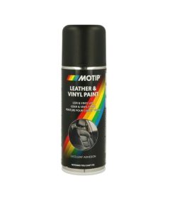 MOTIP Leather & Vinyl Paint Spray 200ml crna mat