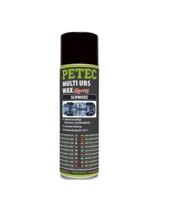 PETEC Zaštita podvozja (Multi UBS-WAX) Sprej 500ml Crna