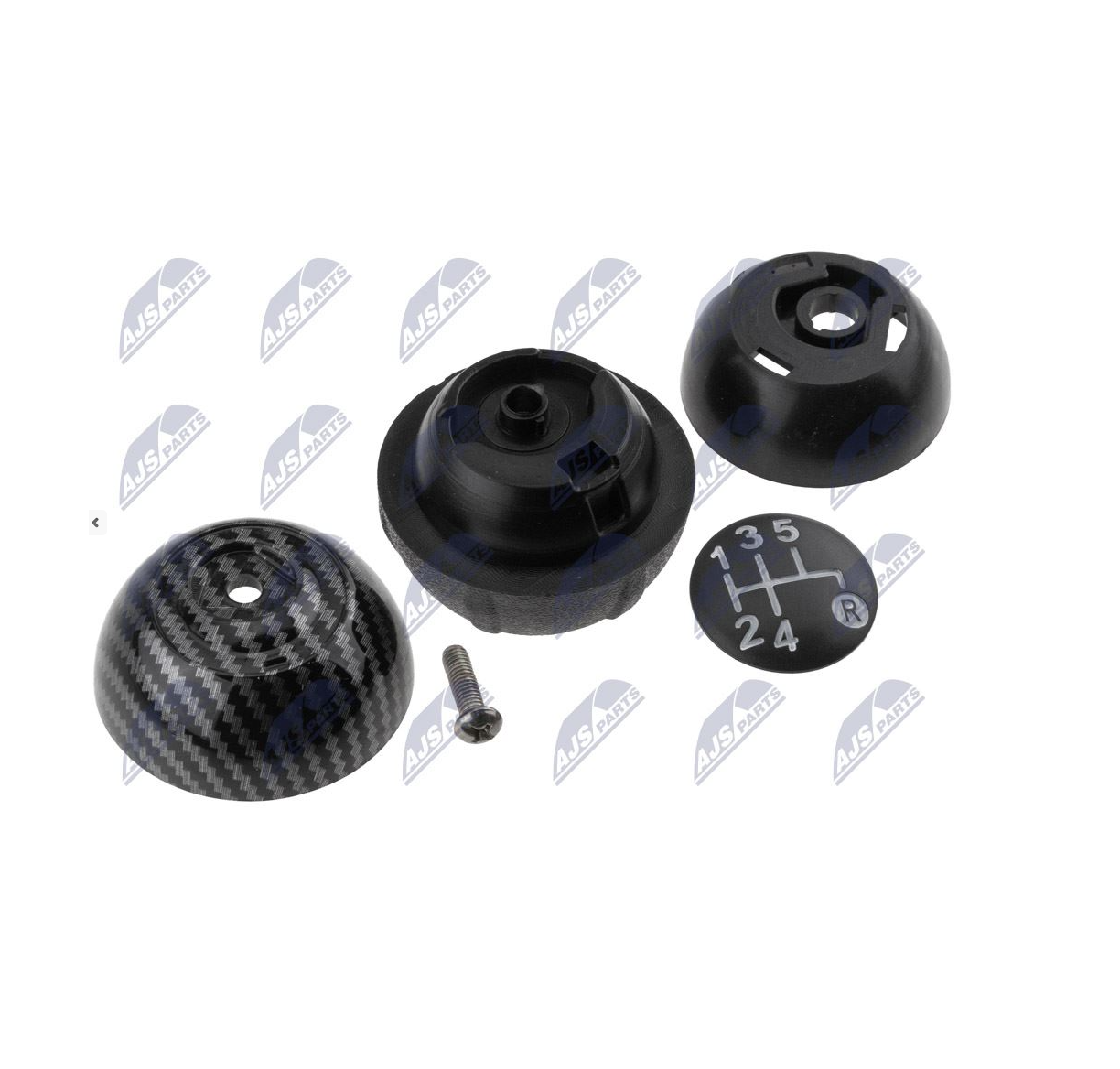 Kugla mjenjača FIAT 500 2007- 5brzina Black Carbon