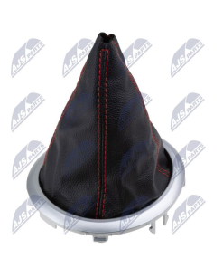 Navlaka mjenjača FIAT SEDICI 2006- BLACK GAITER + STITCHED WITH RED THREAD