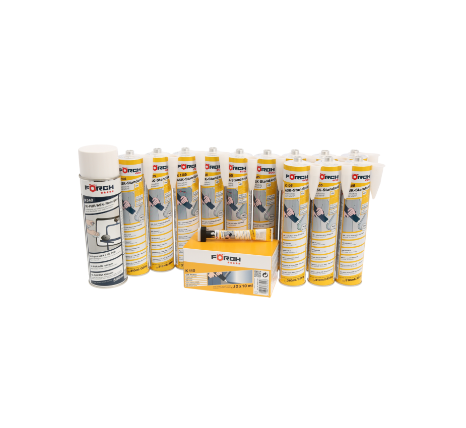FÖRCH Ljepilo za staklo ASK-Standard K105 ECO 12kom