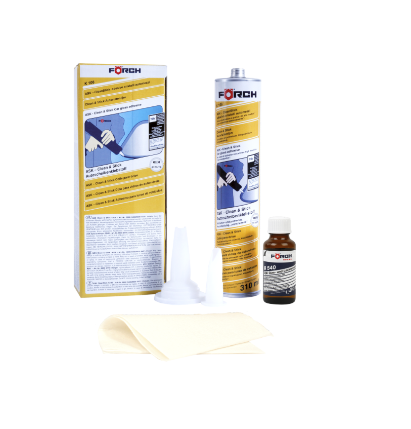 FÖRCH Ljepilo za staklo ASK-Clean & Stick kartuša K106