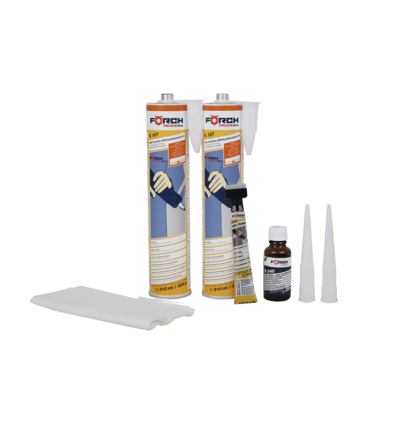 FÖRCH Ljepilo za staklo ASK K107 TRUCKline 310ml Set