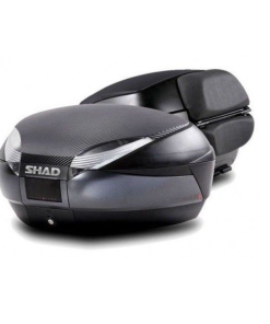 SHAD SH48 Top kofer Dark grey / black s naslonom